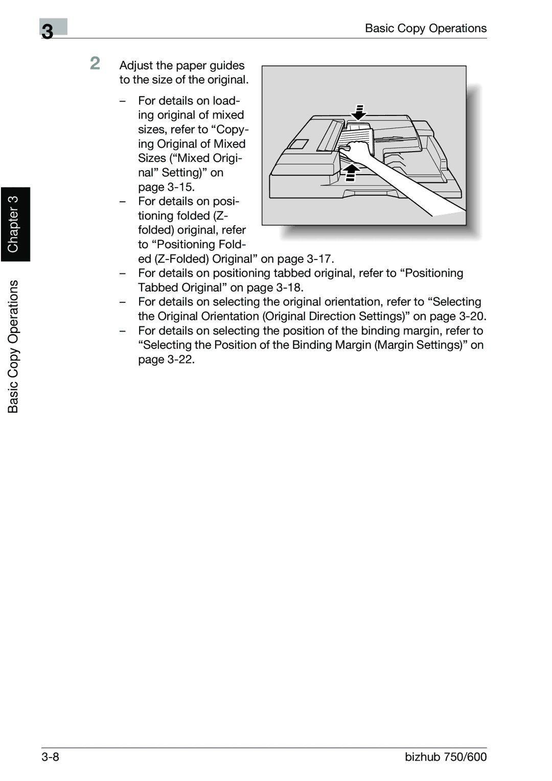 Konica Minolta 750 manual Basic Copy Operations Chapter 