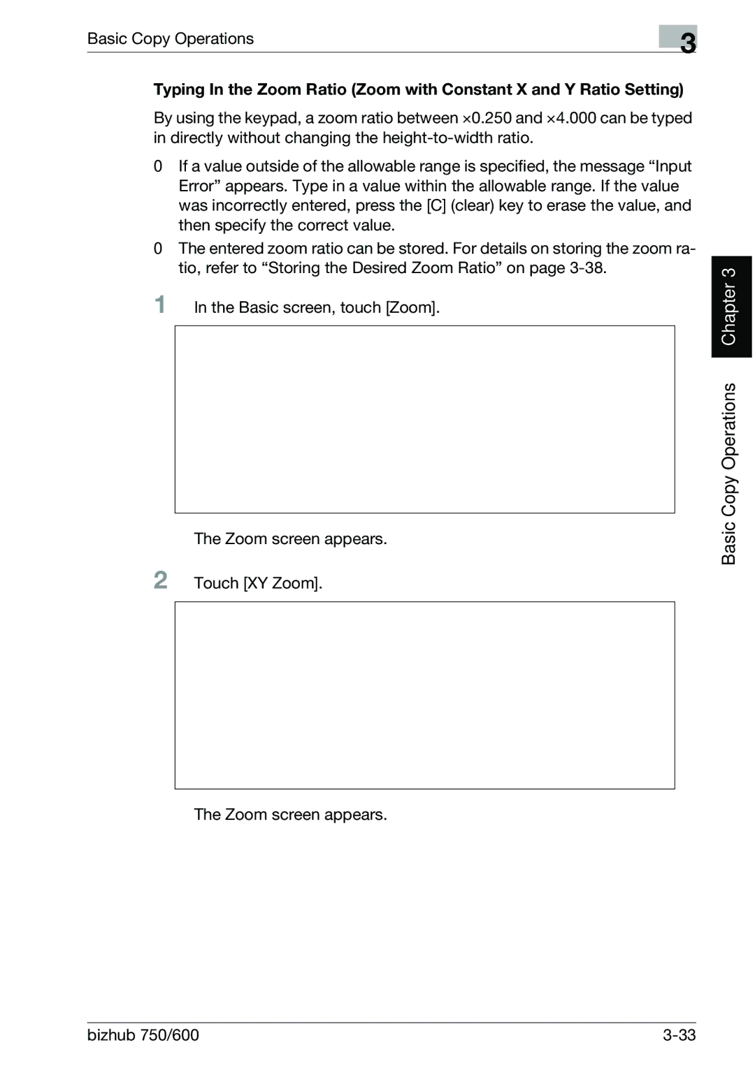 Konica Minolta 750 manual Basic Copy Operations Chapter 