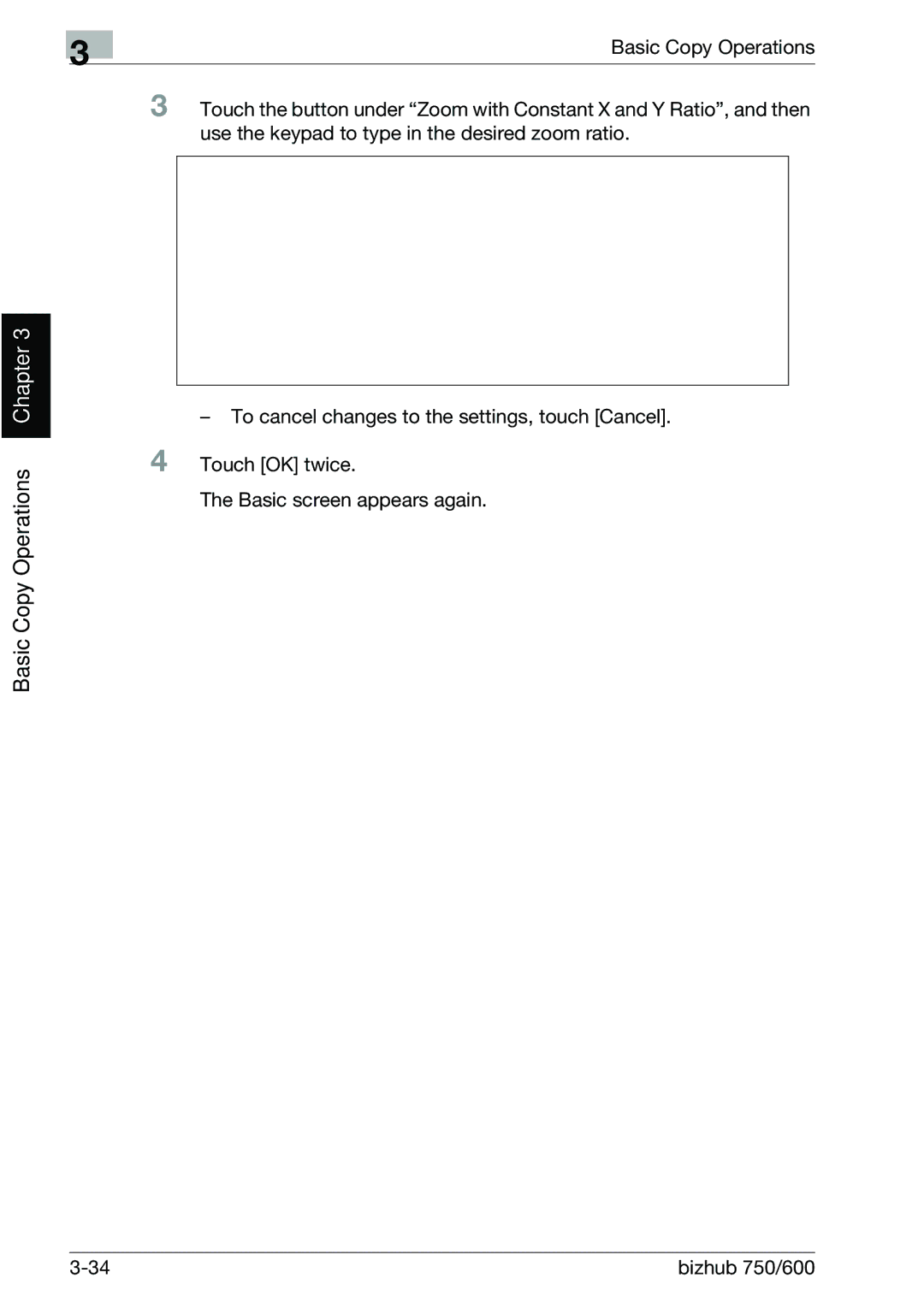 Konica Minolta 750 manual Basic Copy Operations Chapter 