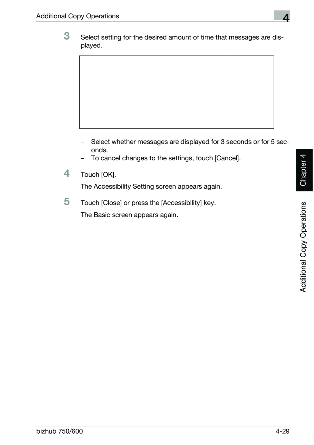 Konica Minolta 750 manual Additional Copy Operations Chapter 