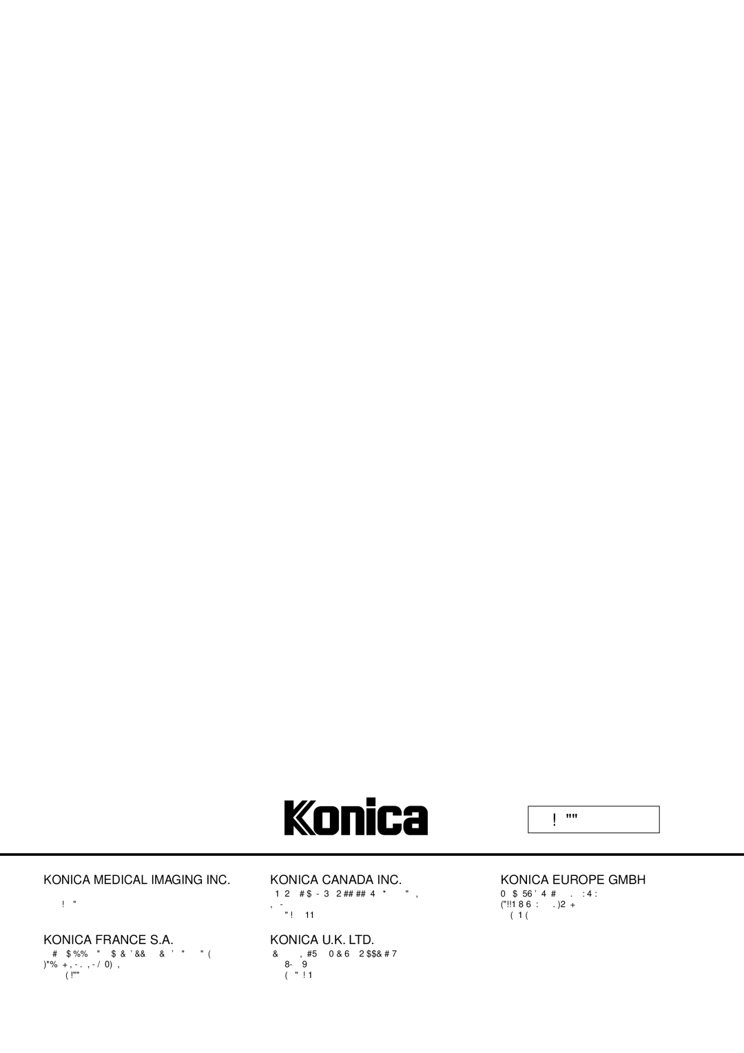 Konica Minolta 752 operation manual 