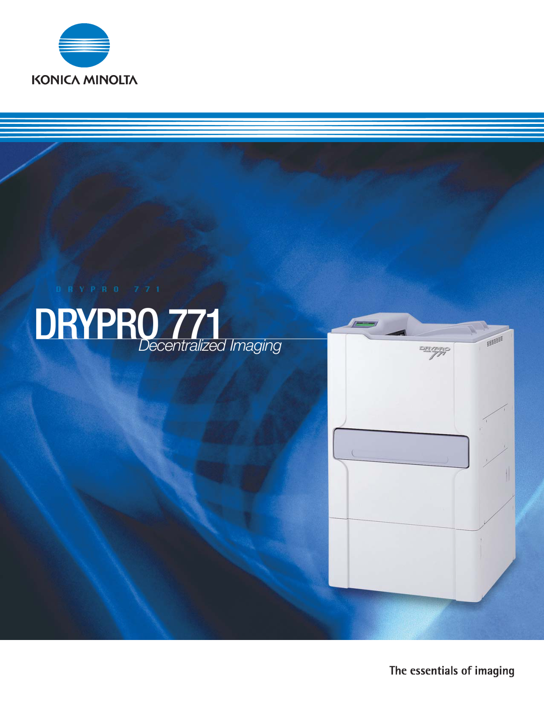 Konica Minolta 771 manual Drypro, Decentralized Imaging 