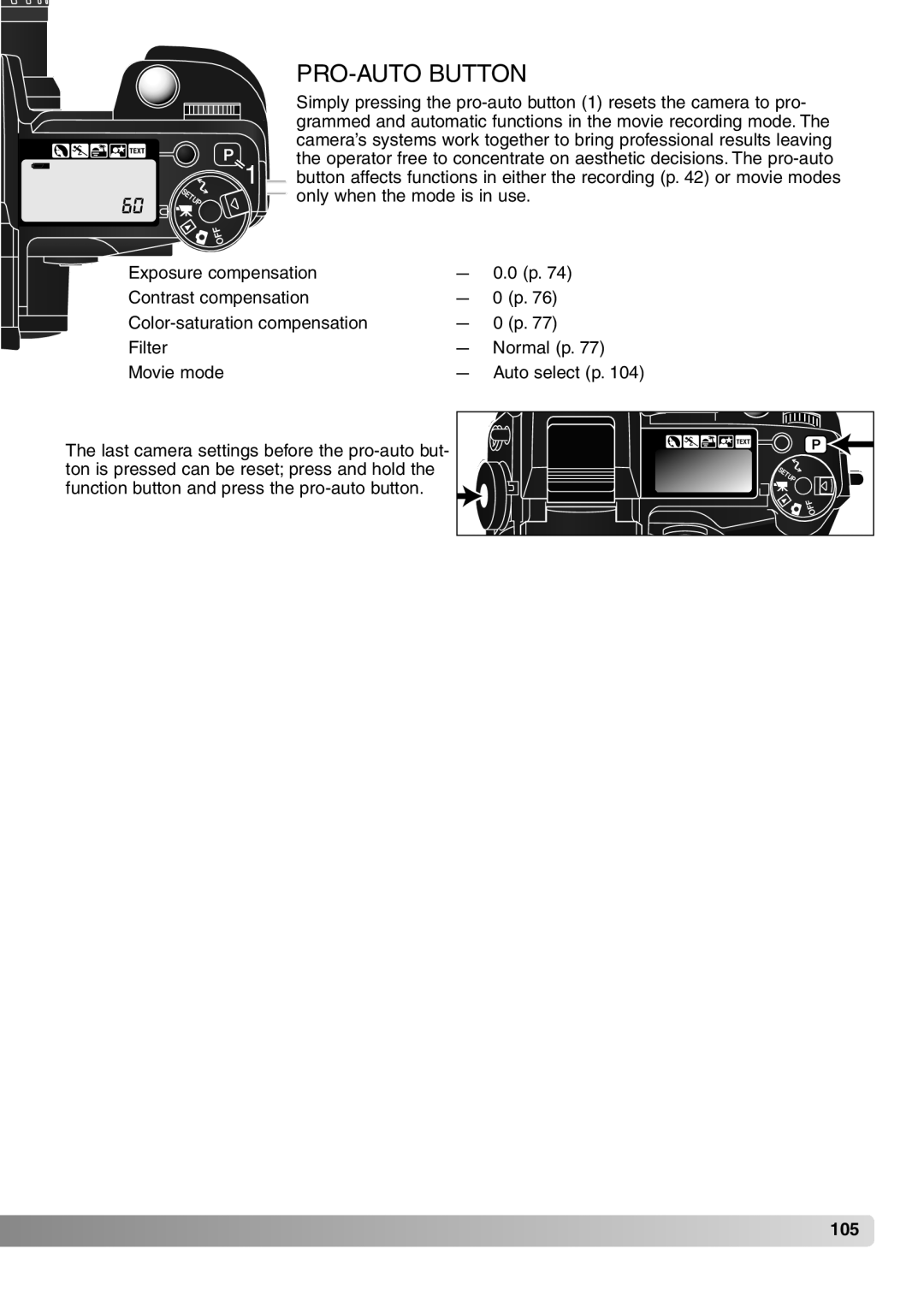 Konica Minolta 7Hi instruction manual 105 