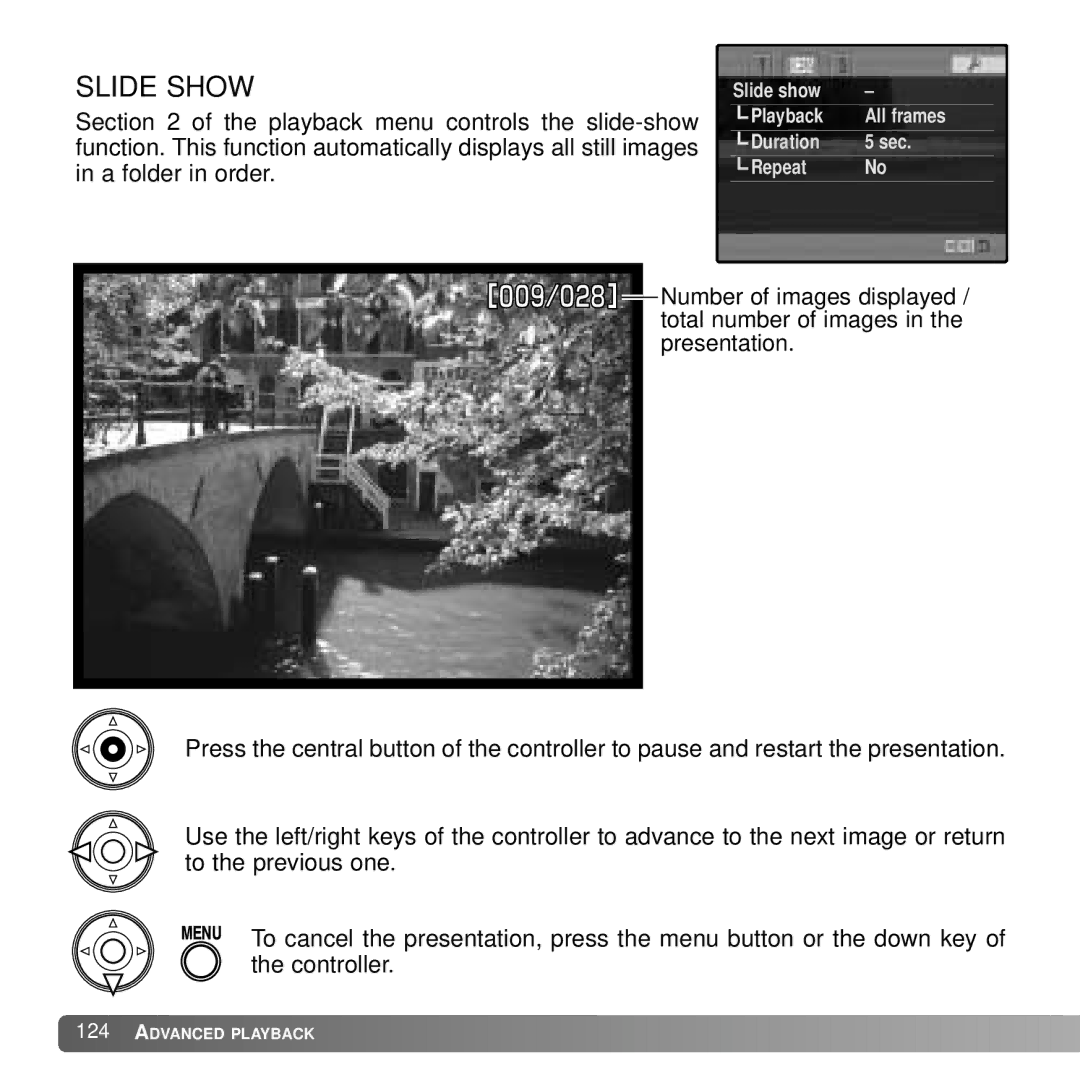 Konica Minolta A2 instruction manual Slide Show 