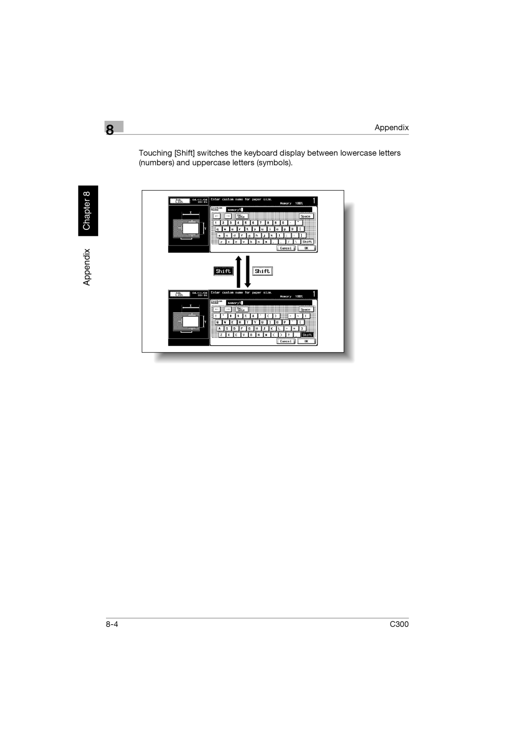 Konica Minolta bizhub C300 manual Appendix Chapter 