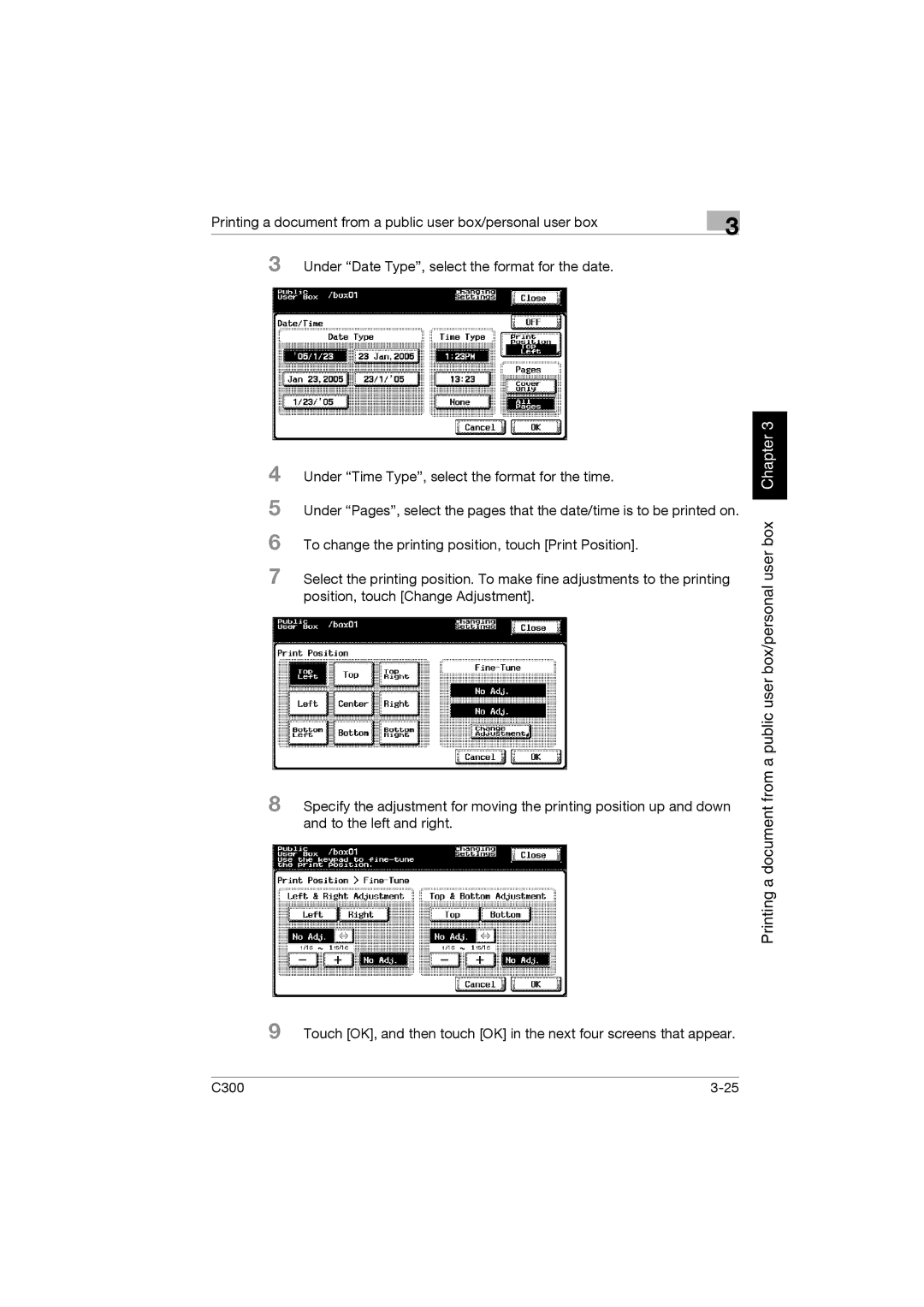 Konica Minolta bizhub C300 manual 