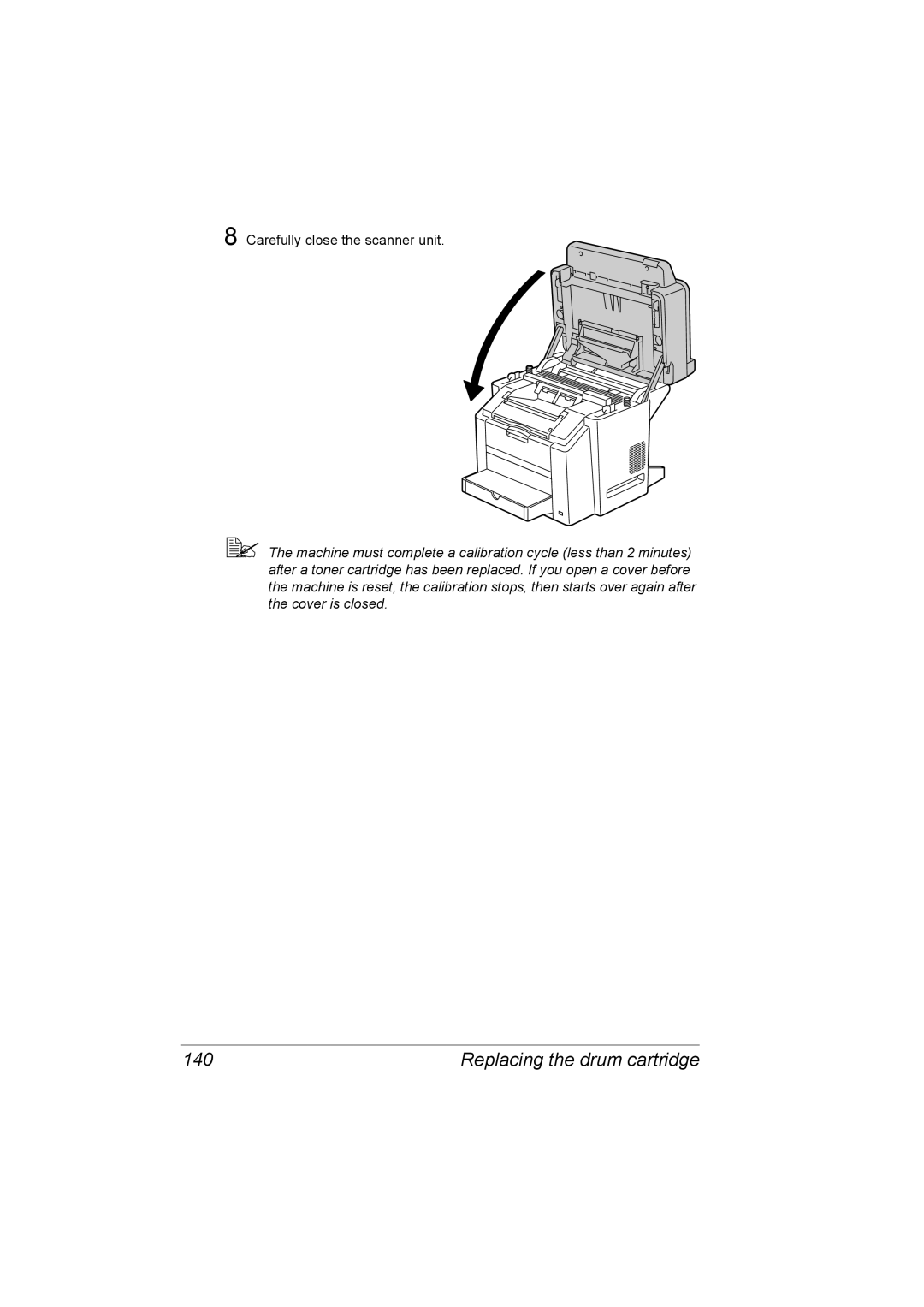 Konica Minolta C10 manual Replacing the drum cartridge 