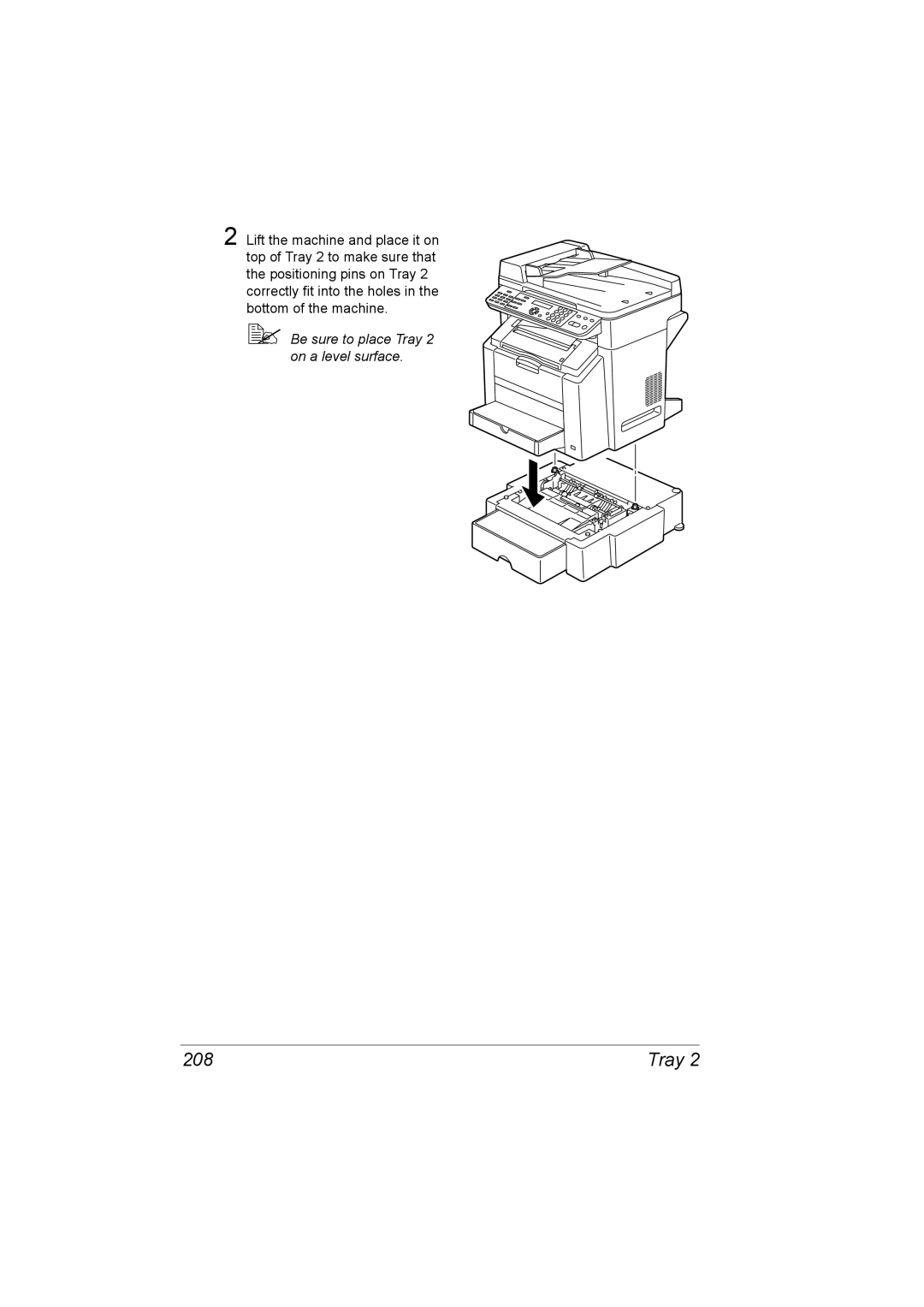 Konica Minolta C10 manual Tray 