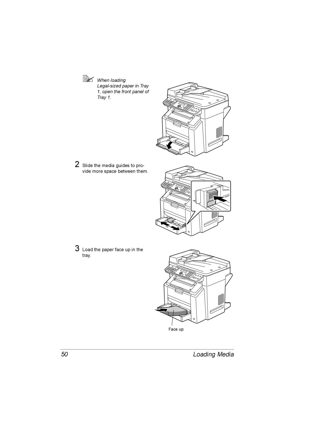 Konica Minolta C10 manual Loading Media 