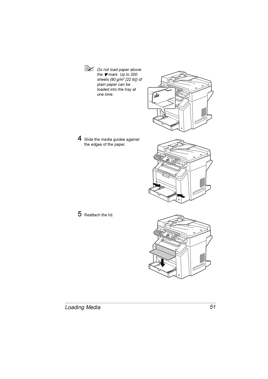 Konica Minolta C10 manual Reattach the lid 