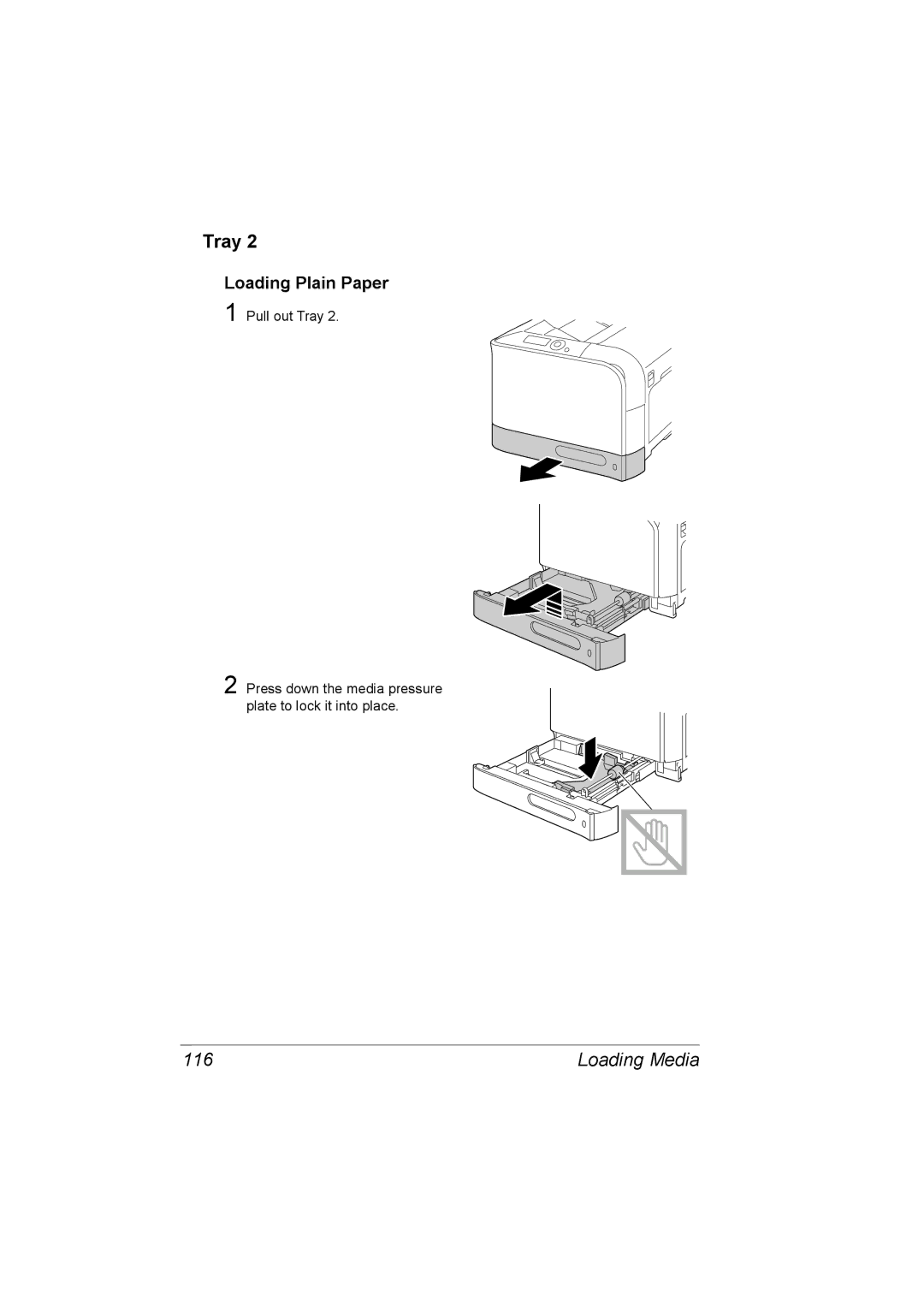 Konica Minolta C20P manual Tray, 116 