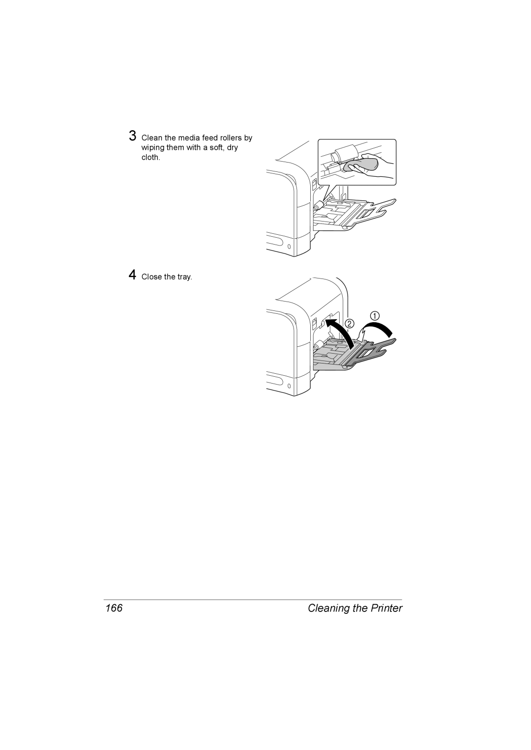 Konica Minolta C20P manual Cleaning the Printer 