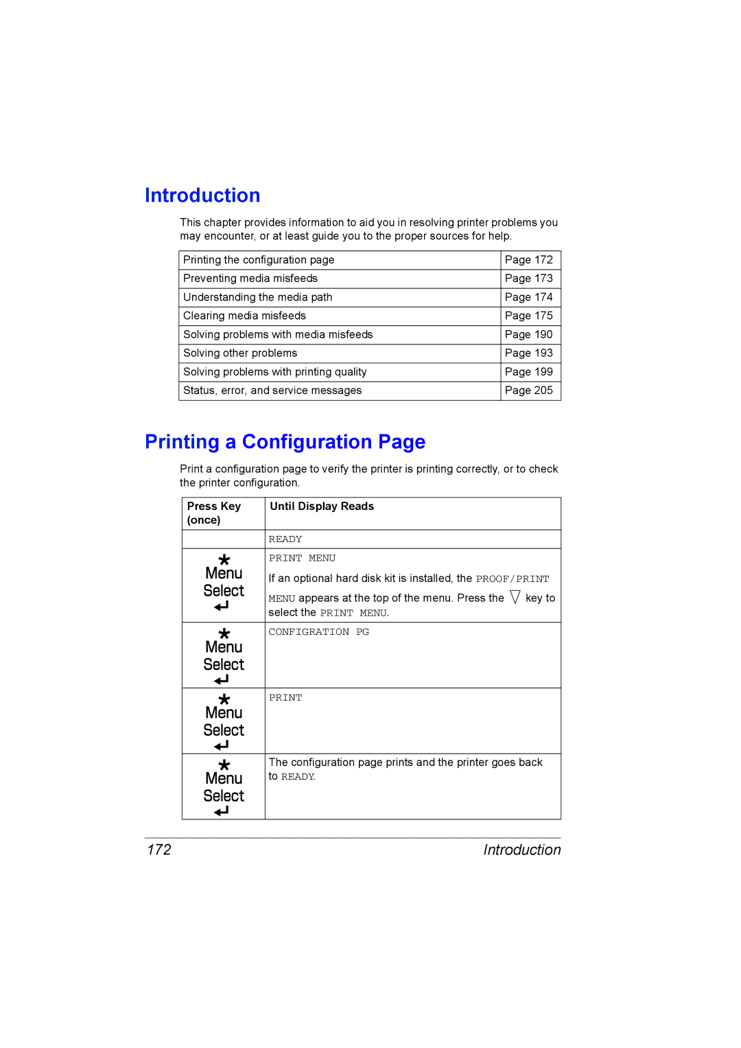 Konica Minolta C20P manual Introduction, Press Key Until Display Reads Once 