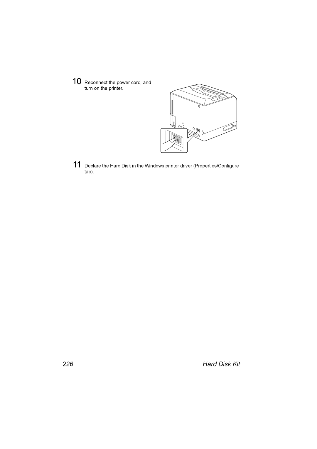 Konica Minolta C20P manual Hard Disk Kit 