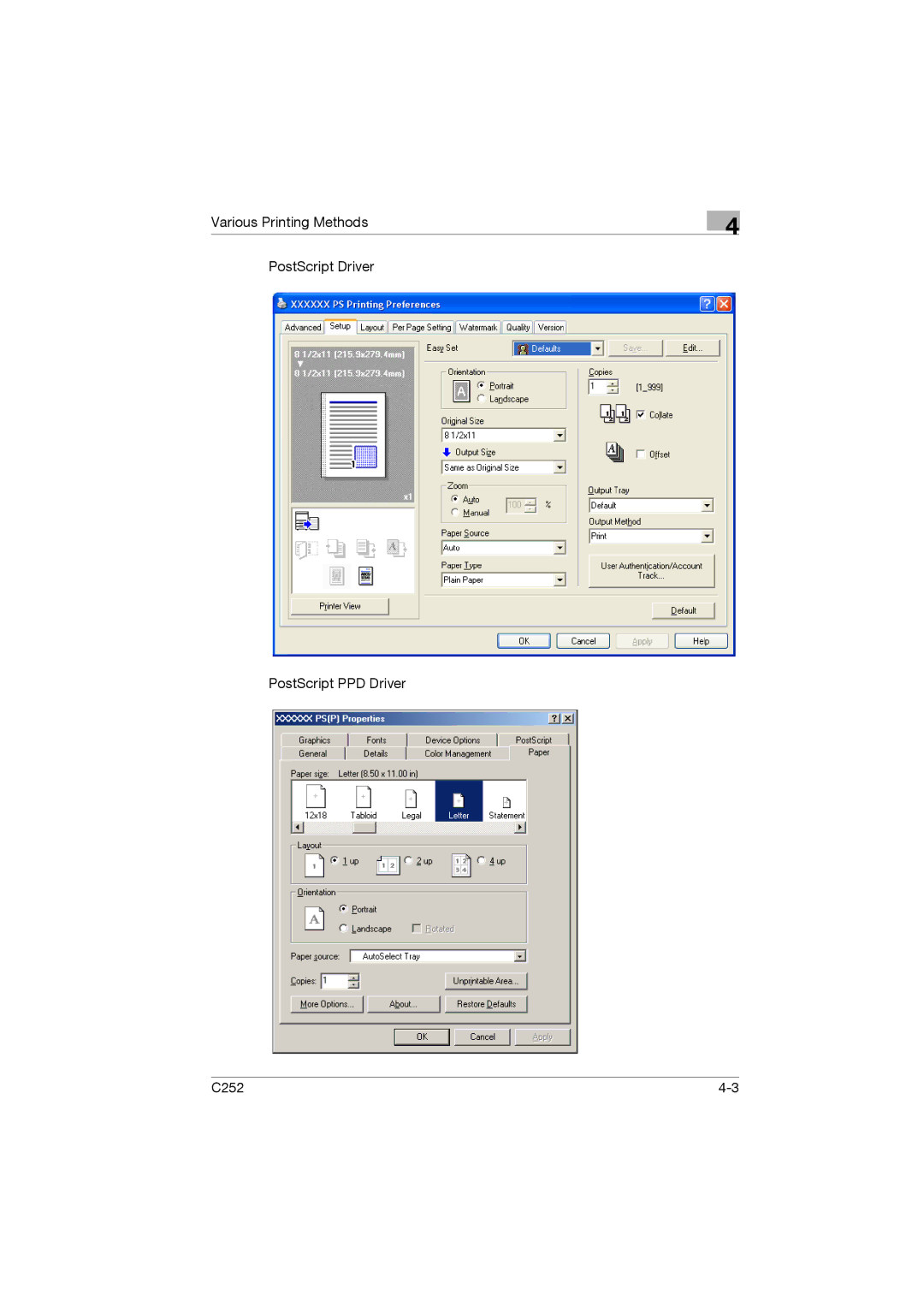 Konica Minolta C252 appendix 