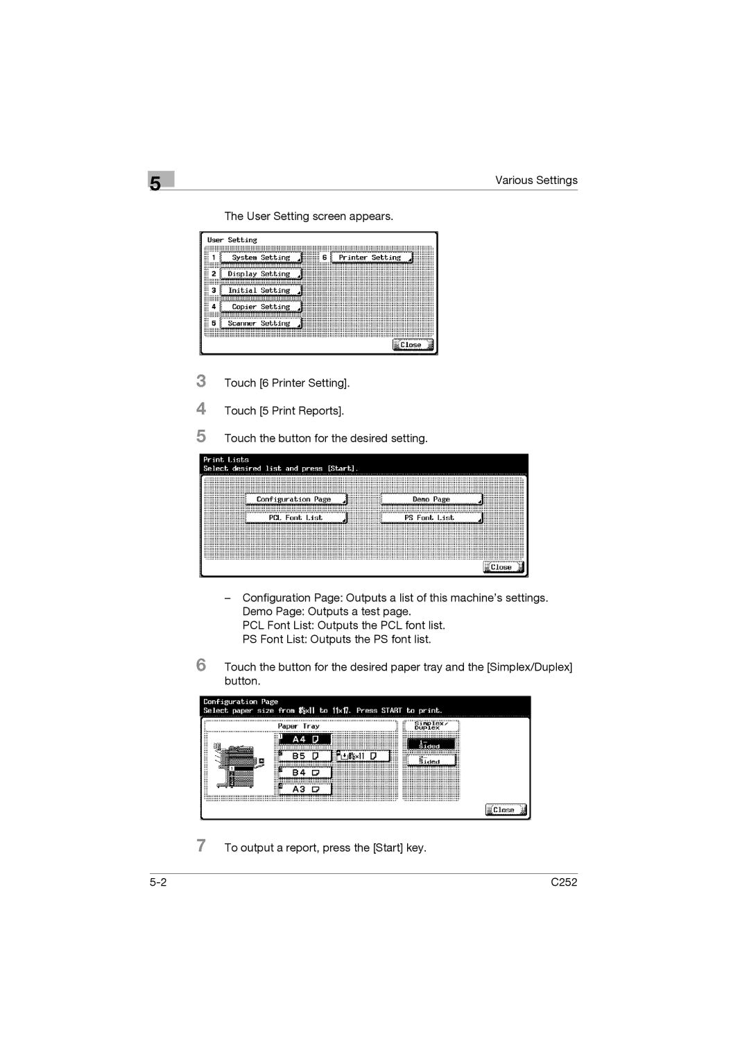 Konica Minolta C252 appendix 