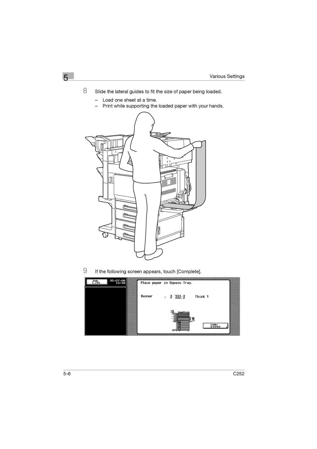 Konica Minolta C252 appendix 