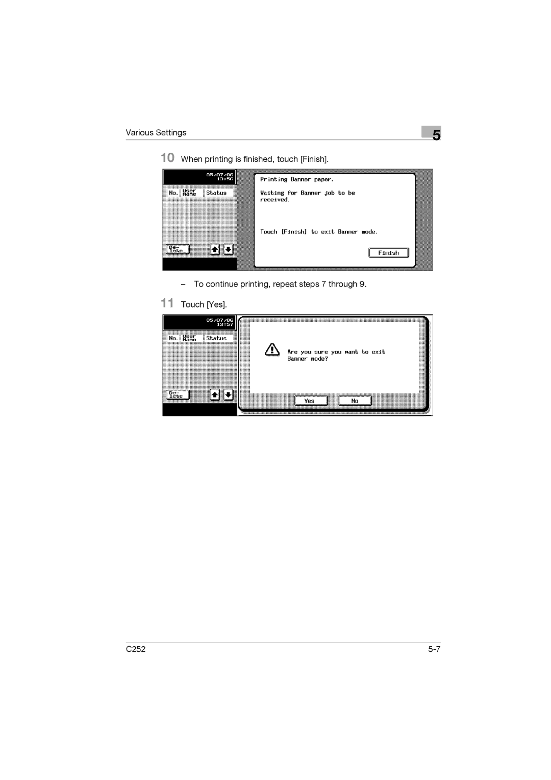 Konica Minolta C252 appendix 