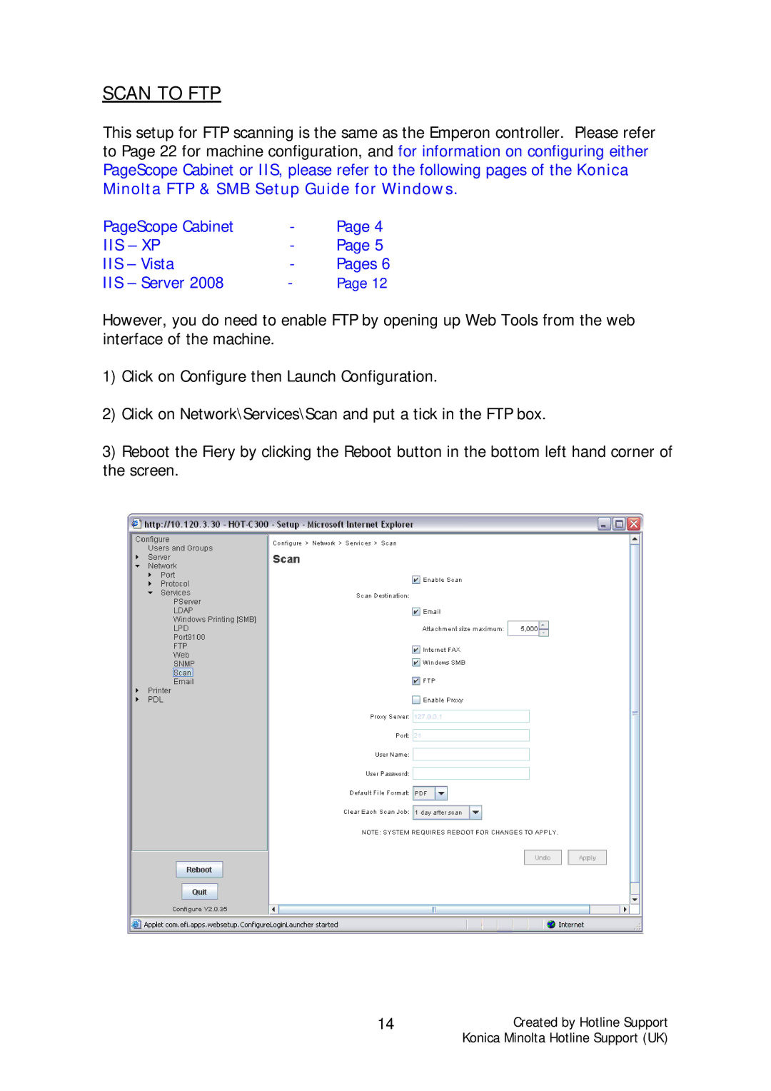 Konica Minolta C451, C350, C353, C200, C300, C250 manual Minolta FTP & SMB Setup Guide for Windows 