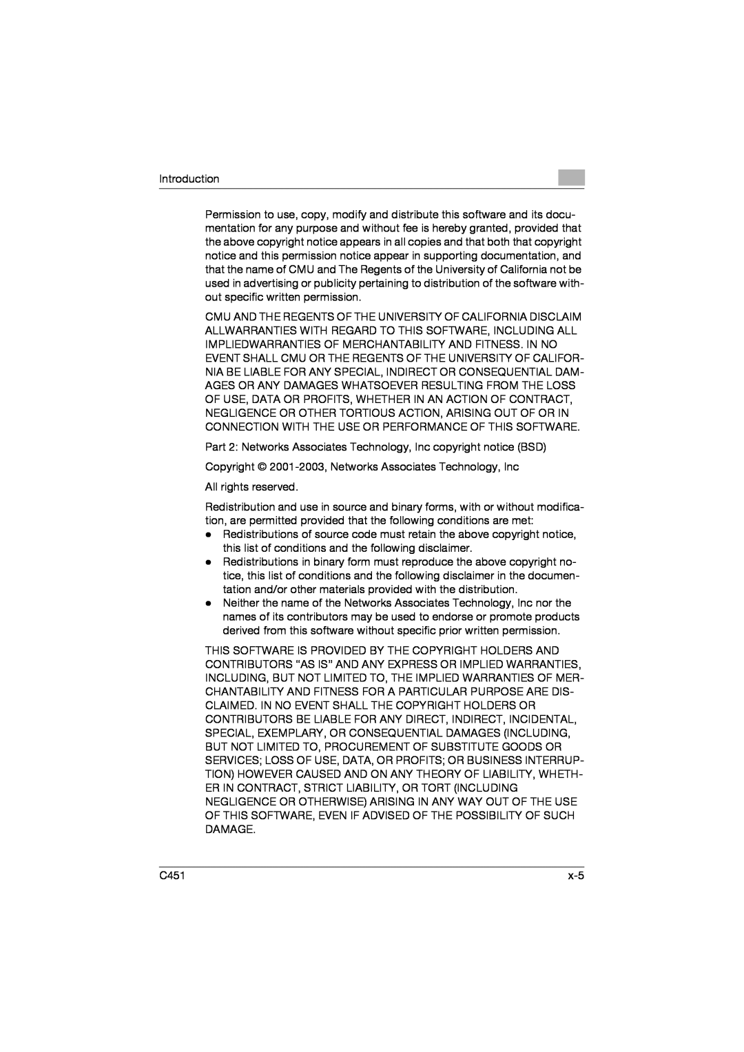 Konica Minolta C451 manual Introduction 