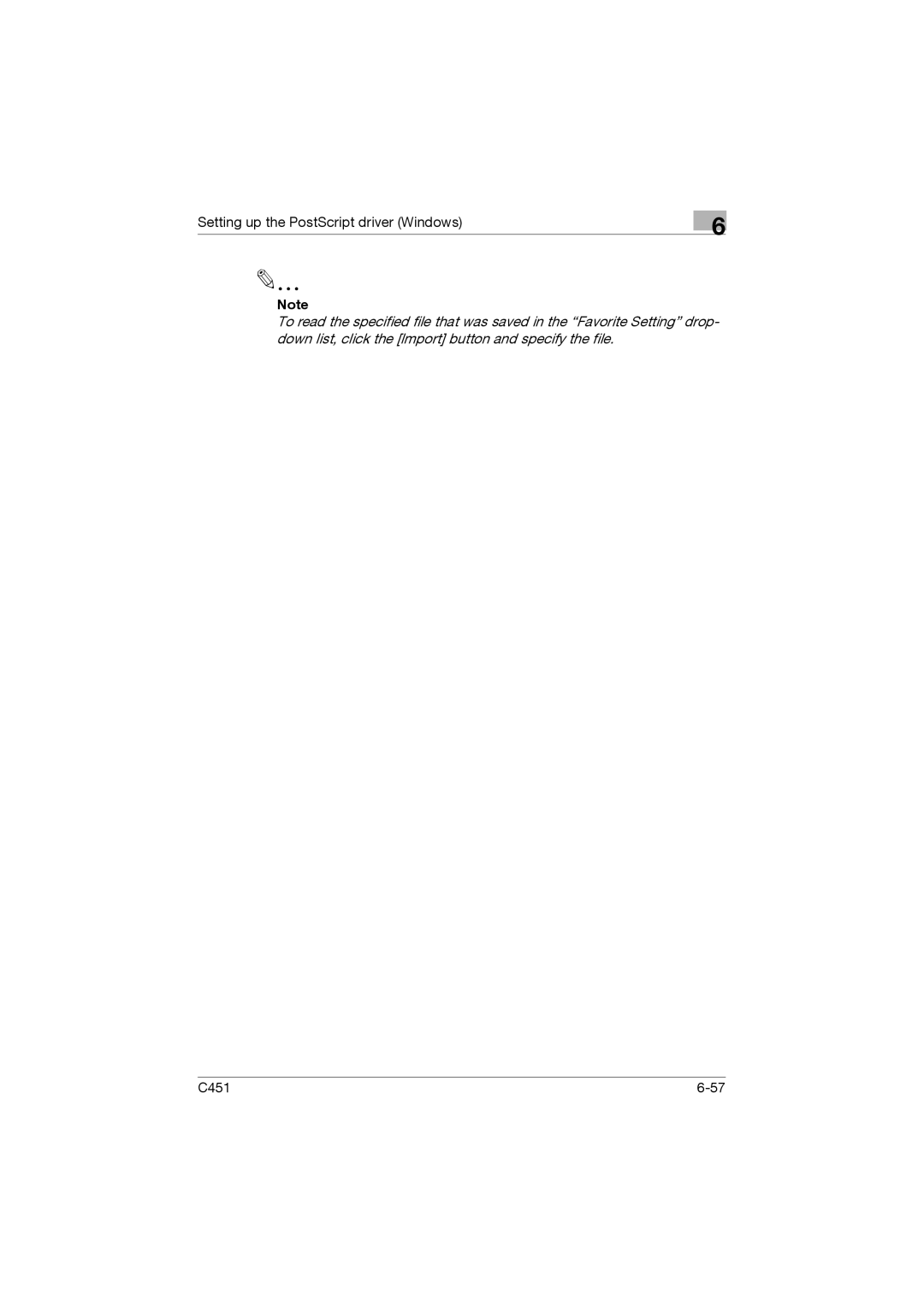 Konica Minolta C451 manual Setting up the PostScript driver Windows 