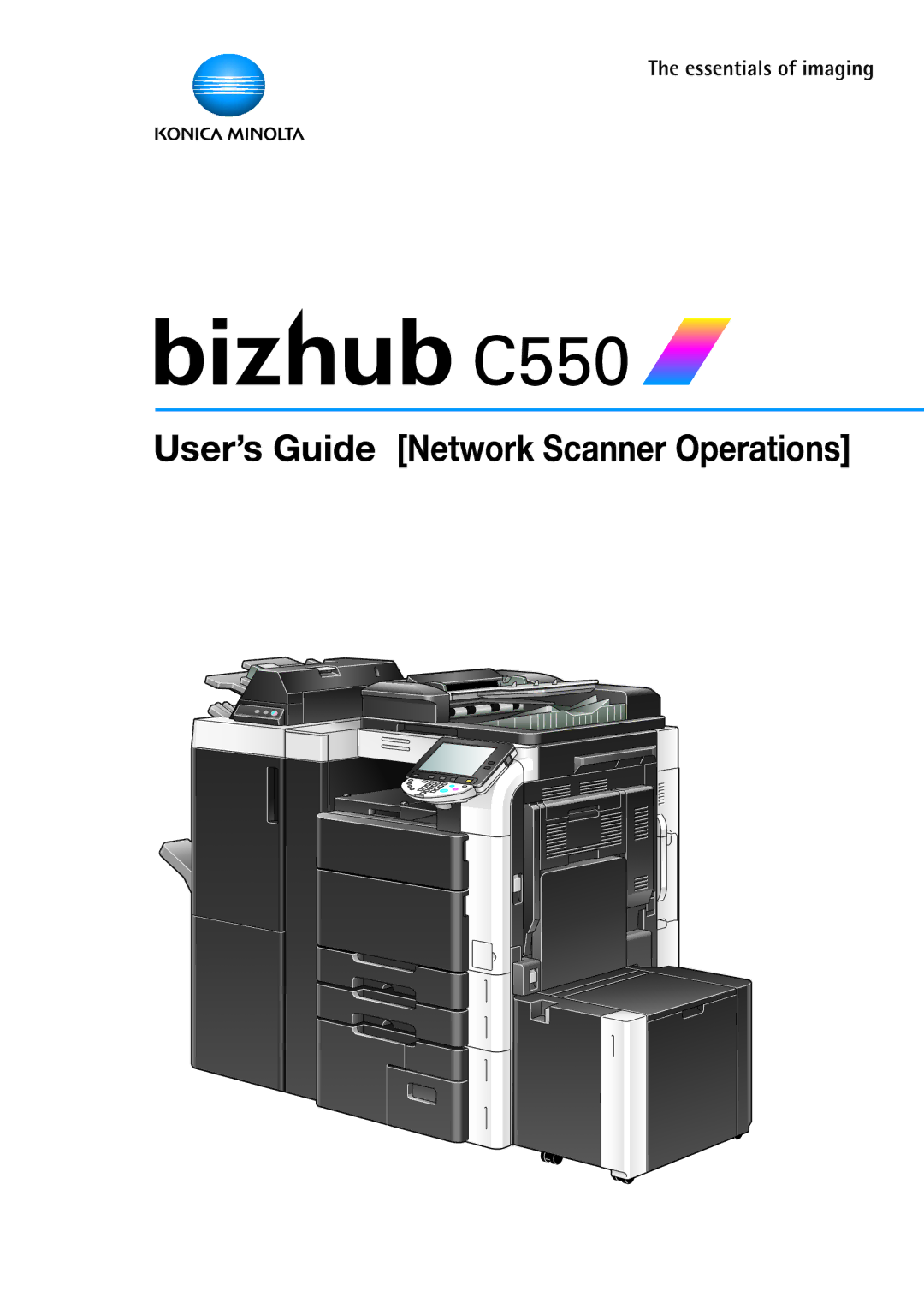 Konica Minolta C550 manual User’s Guide Network Scanner Operations 