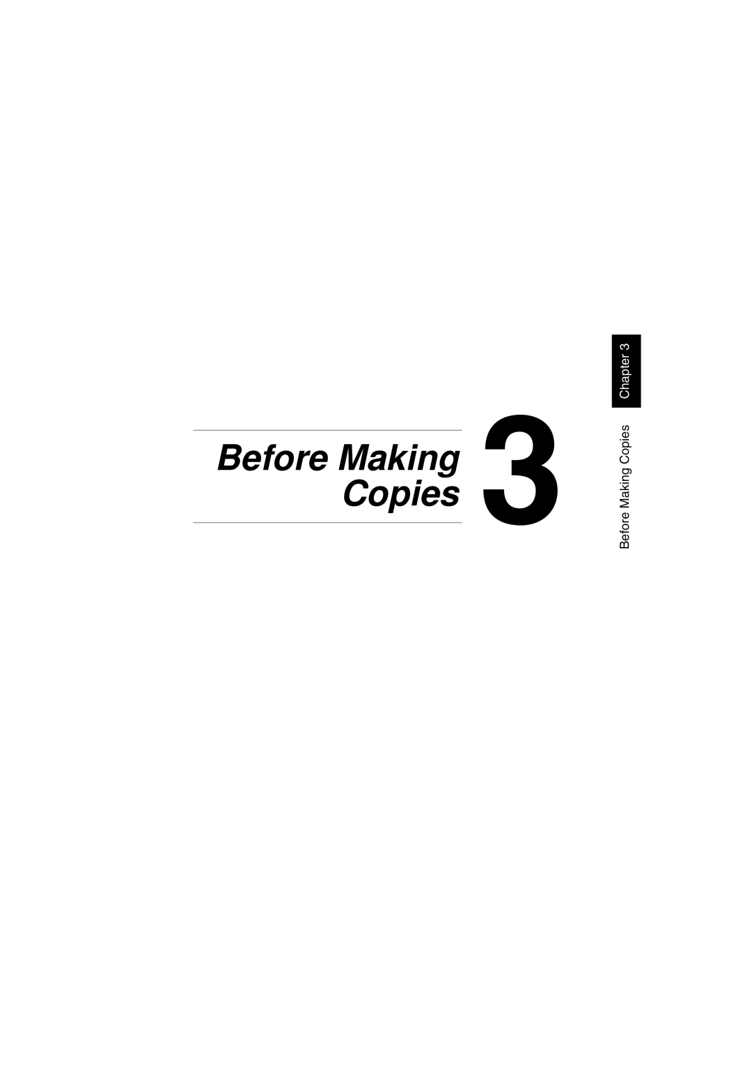 Konica Minolta Di1610p user manual Before Making Copies 