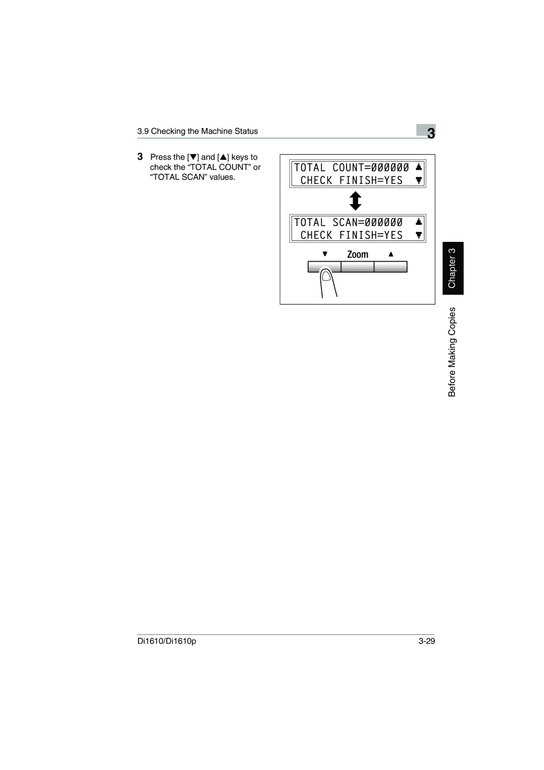 Konica Minolta Di1610p user manual Before Making Copies Chapter 