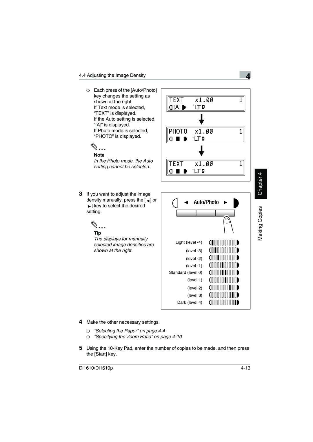 Konica Minolta Di1610p user manual CopiesMaking 