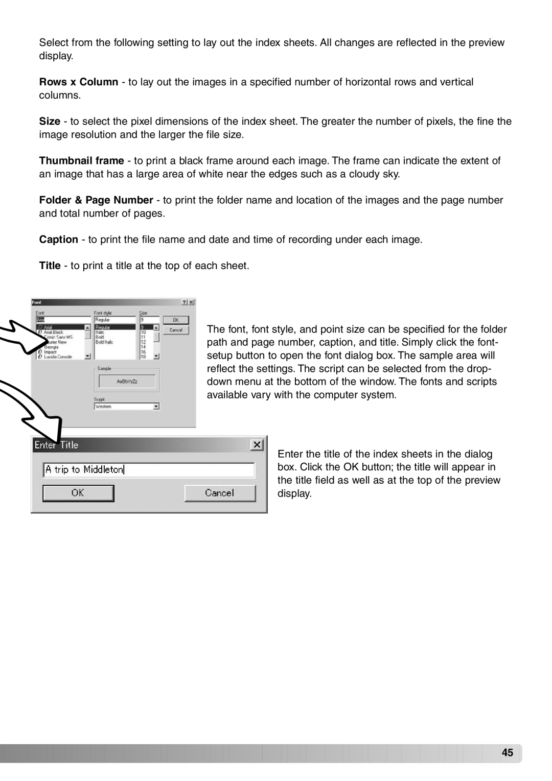 Konica Minolta DiMAGE Viewer instruction manual 