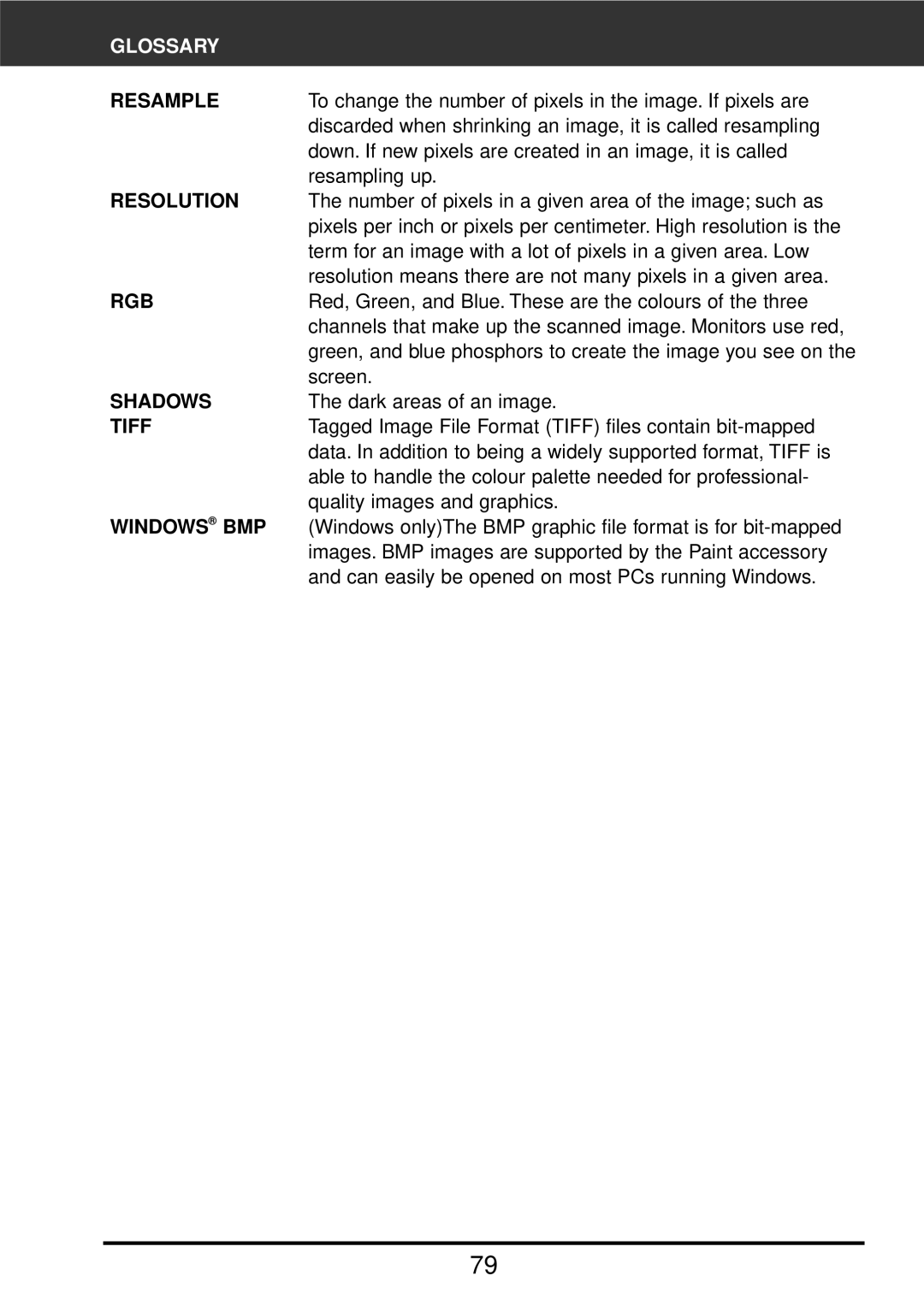 Konica Minolta F-2900 instruction manual Shadows 