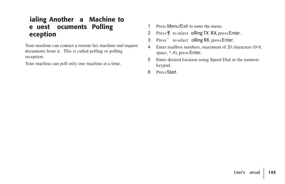 Konica Minolta Fax 9930 user manual User’s Manual 