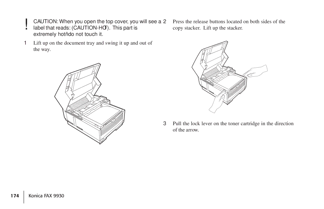 Konica Minolta Fax 9930 user manual Konica FAX 