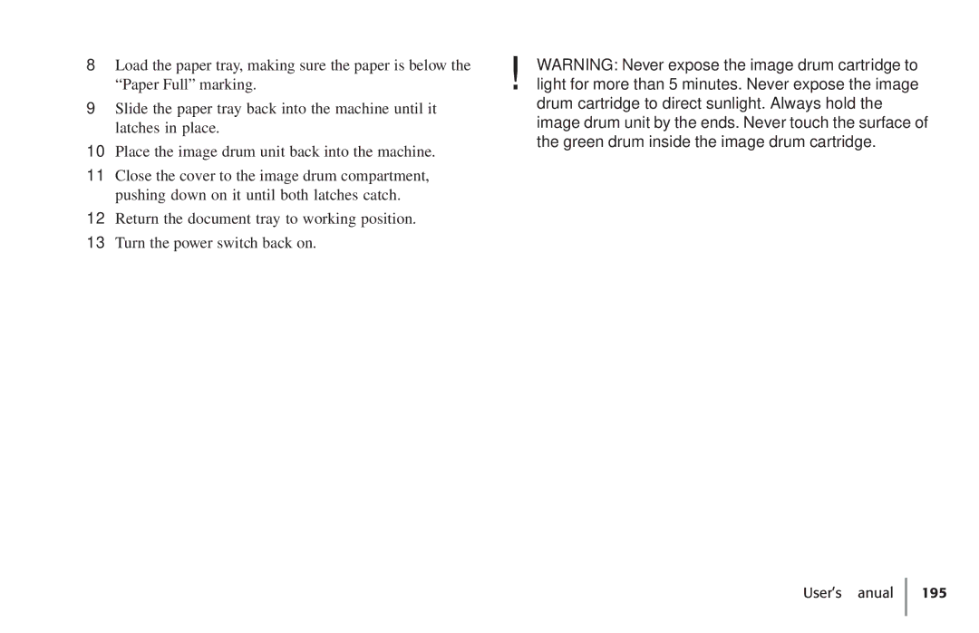 Konica Minolta Fax 9930 user manual User’s Manual 