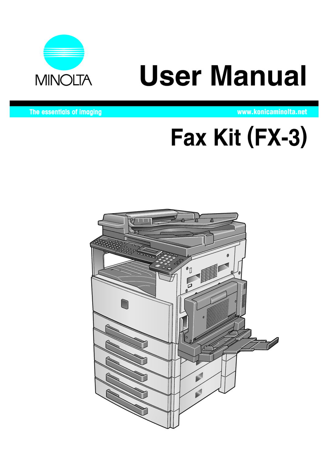 Konica Minolta (FX-3) manual Fax Kit FX-3 