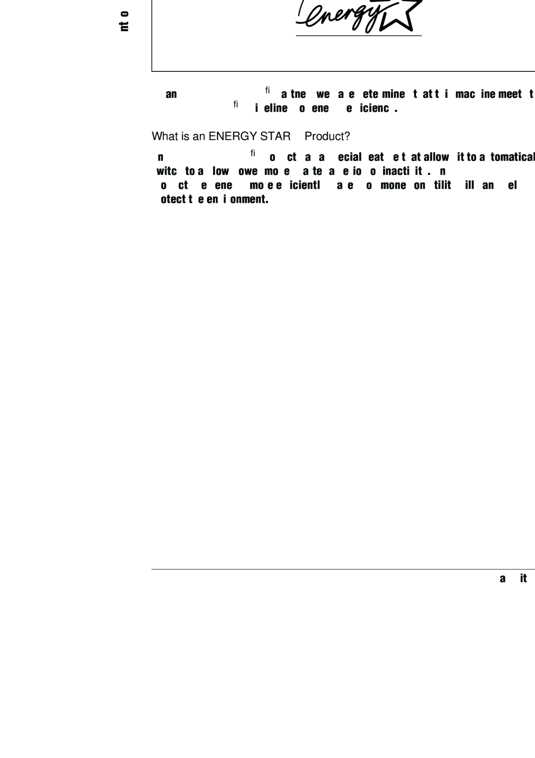 Konica Minolta (FX-3) manual What is an Energy Star Product? 