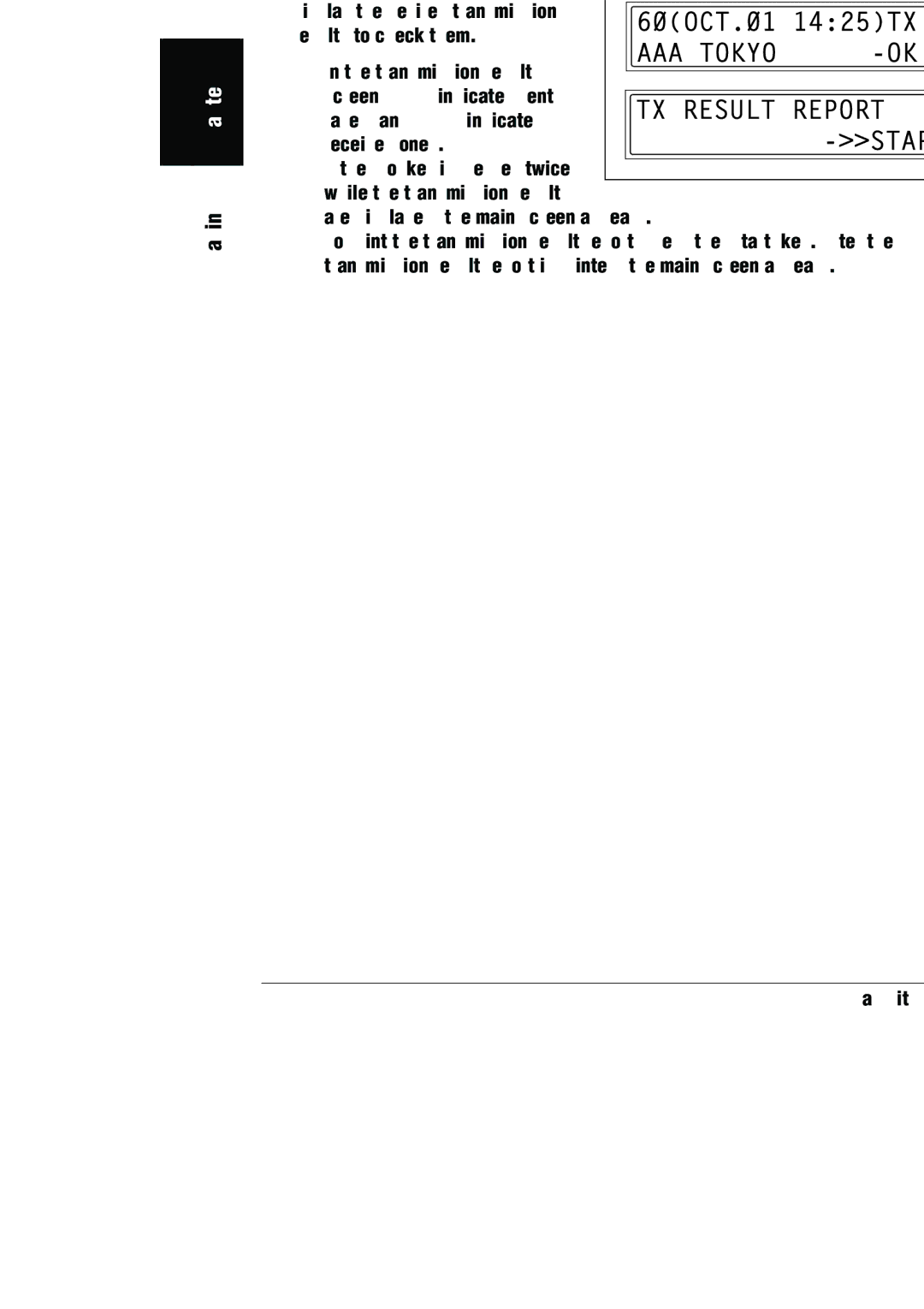 Konica Minolta (FX-3) manual Using the and keys, display the desired transmission 