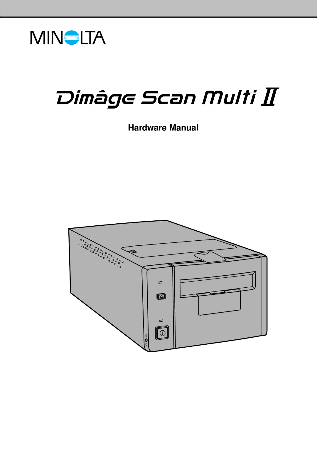 Konica Minolta II manual Hardware Manual 