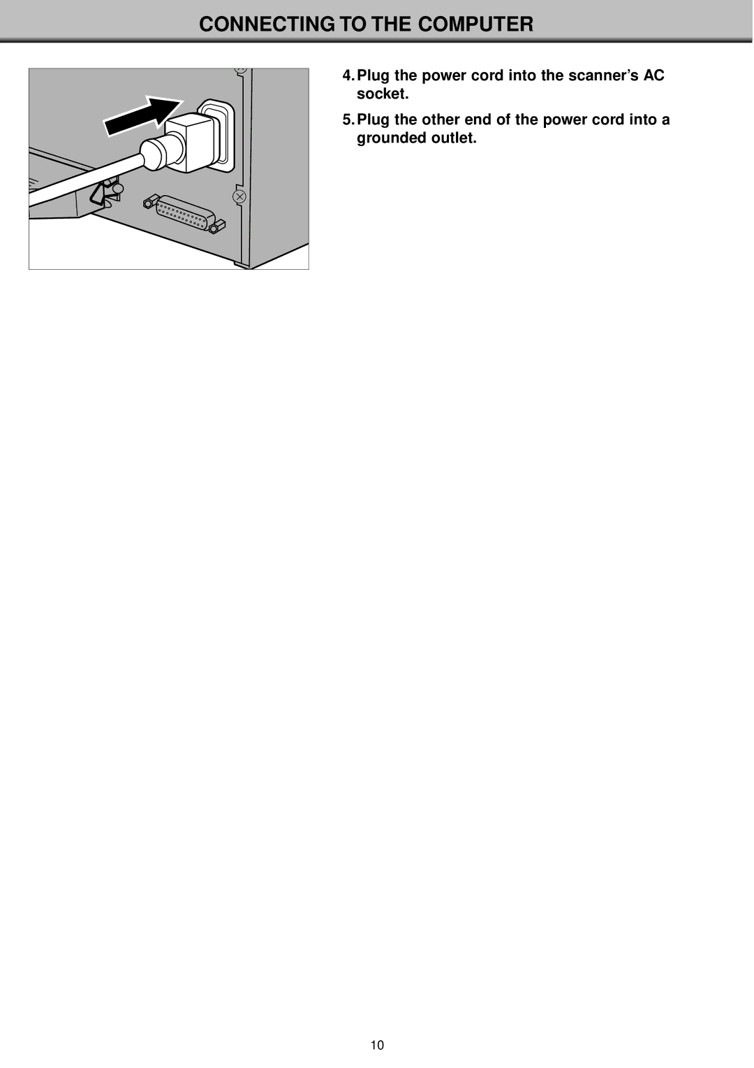 Konica Minolta II manual Connecting to the Computer 