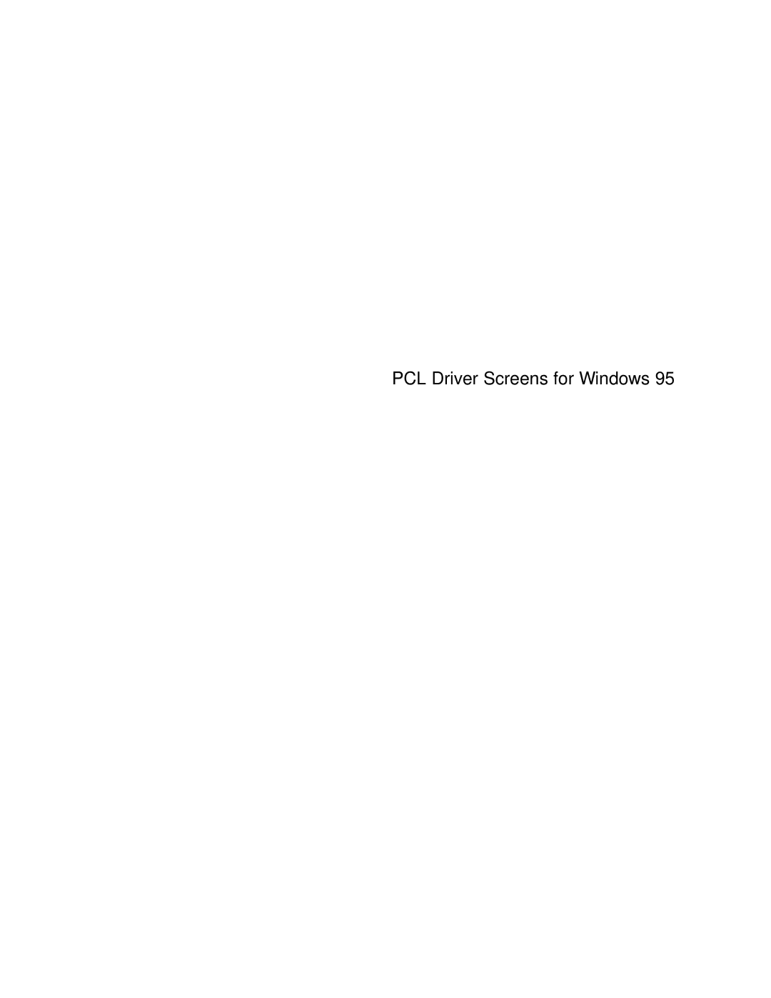 Konica Minolta IP-411 manual PCL Driver Screens for Windows 