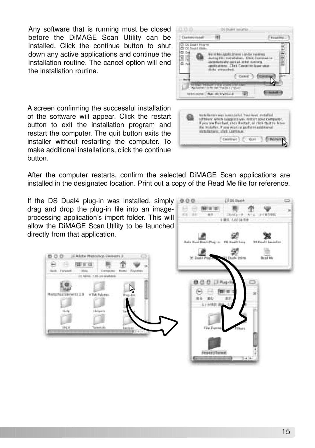 Konica Minolta IV instruction manual 