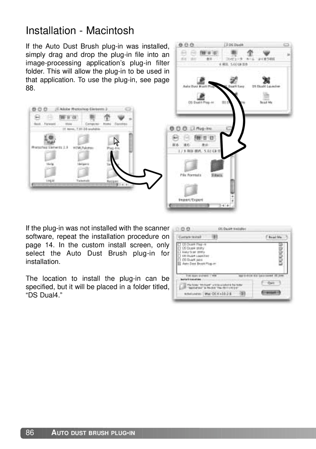 Konica Minolta IV instruction manual Installation Macintosh 