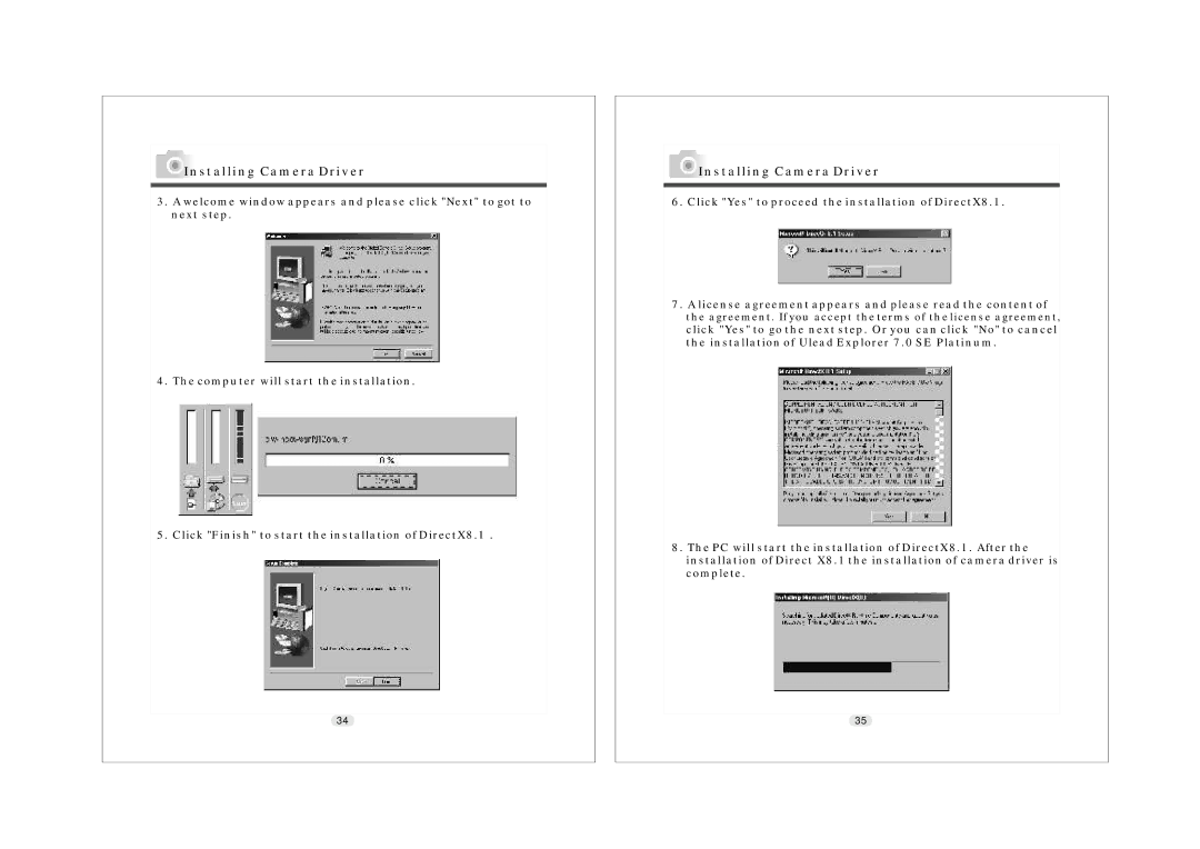 Konica Minolta KD-25 user manual Installing Camera Driver 