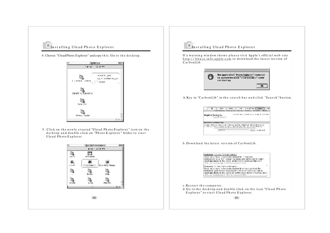 Konica Minolta KD-25 user manual Installing Ulead Photo Explorer 