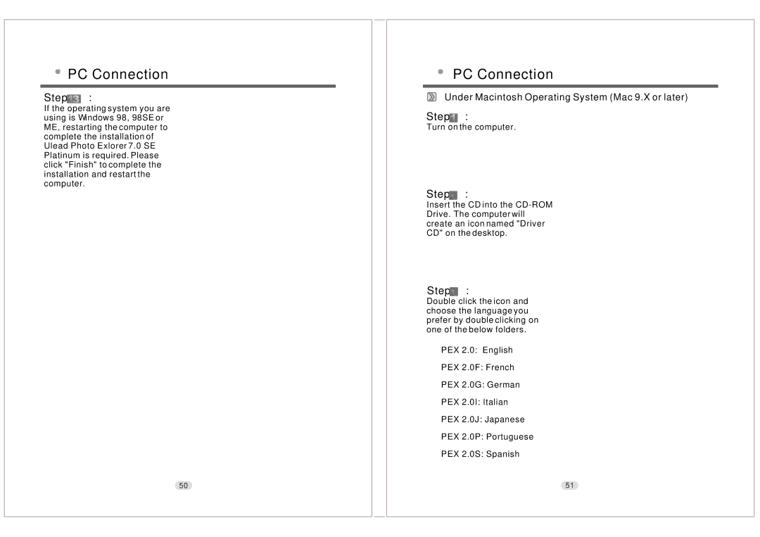 Konica Minolta KD-30M user manual Under Macintosh Operating System Mac 9.X or later 