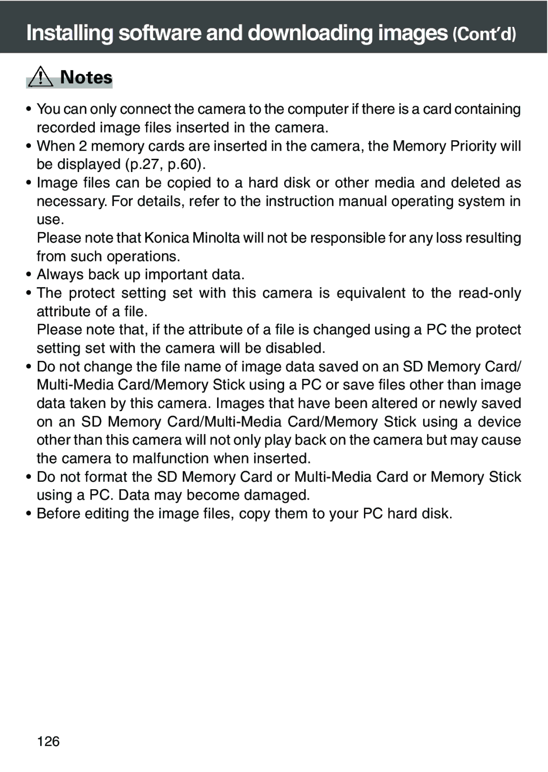 Konica Minolta KD-420Z user manual 126 