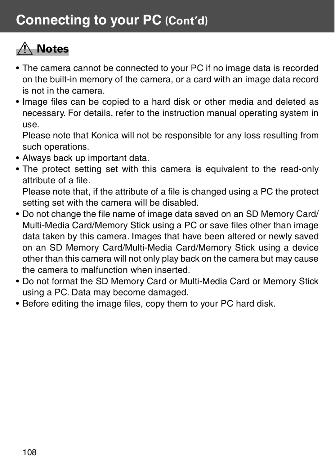 Konica Minolta KD-500Z user manual 108 