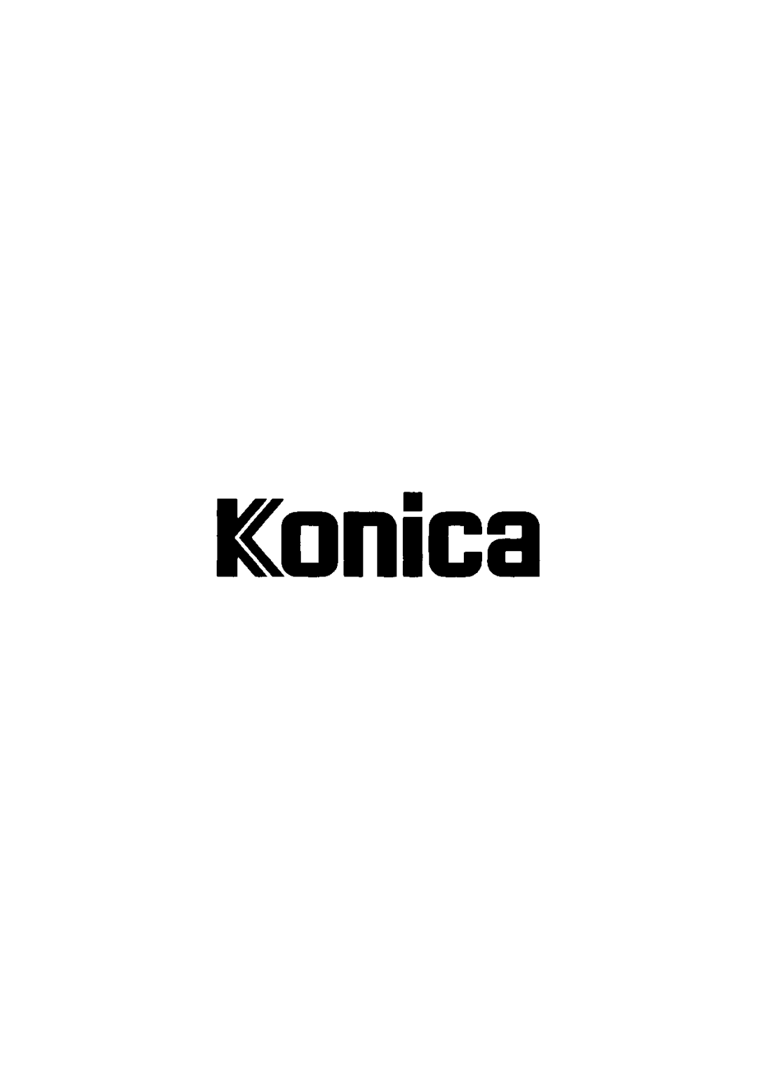 Konica Minolta KD-500Z user manual 