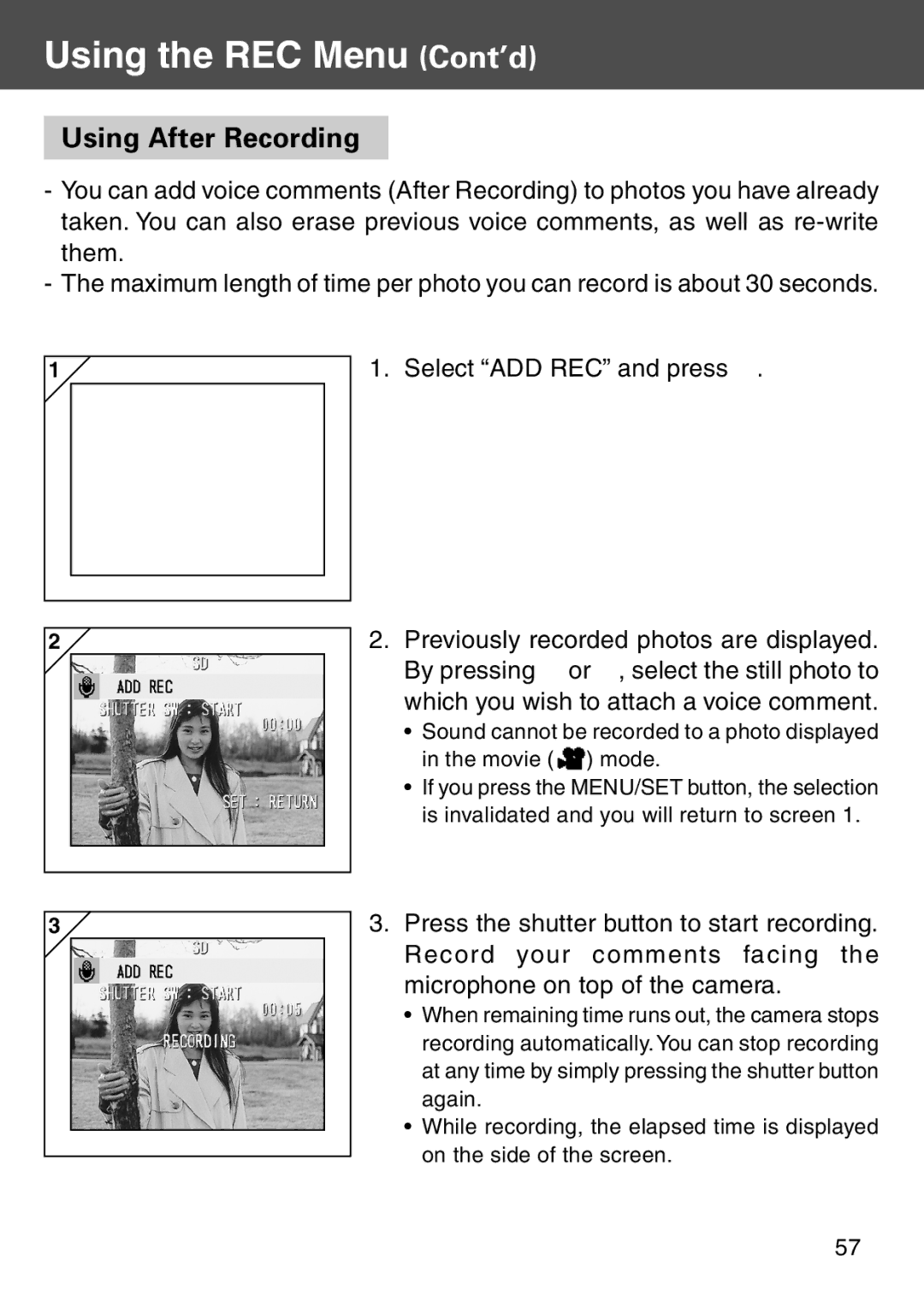 Konica Minolta KD-500Z user manual Using After Recording 