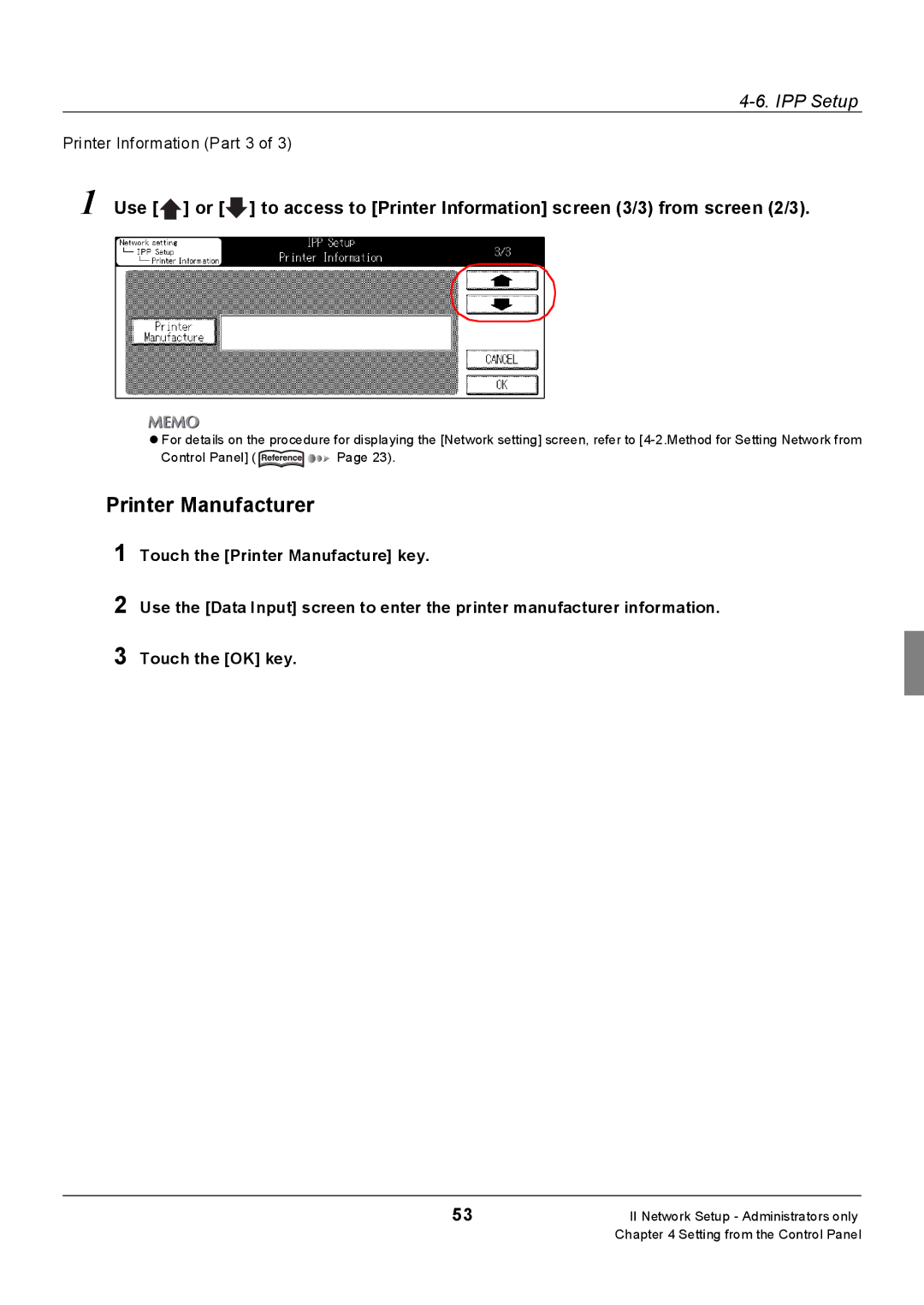 Konica Minolta 7228, Konica 7222, 7235 manual Printer Manufacturer, Printer Information Part 3 